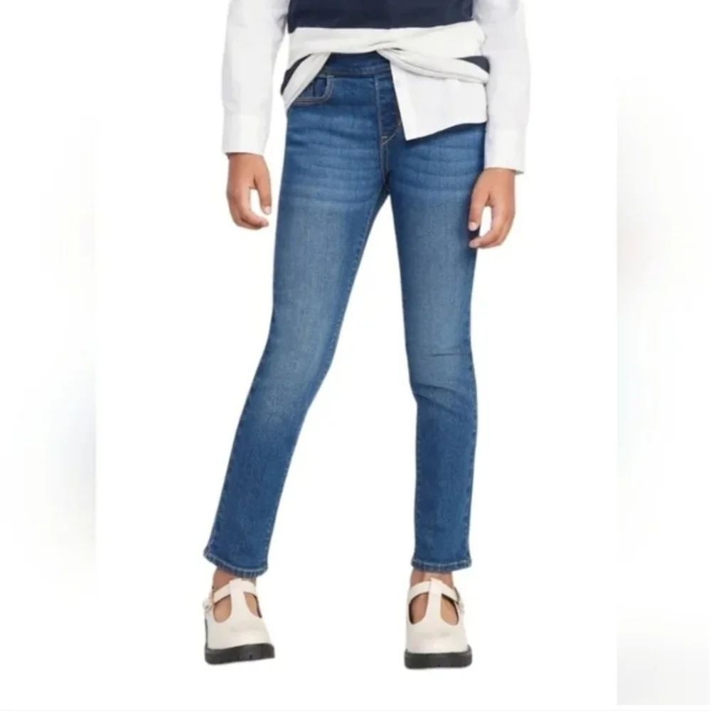 Old Navy girl skinny Built-In-Touch pull on jeans Pants